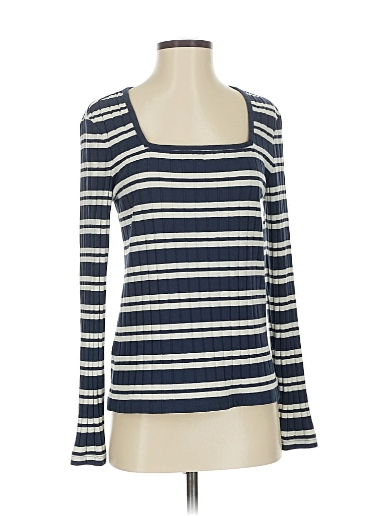 Pre-owned L.l.bean Signature Long Sleeve T-shirt In Blue