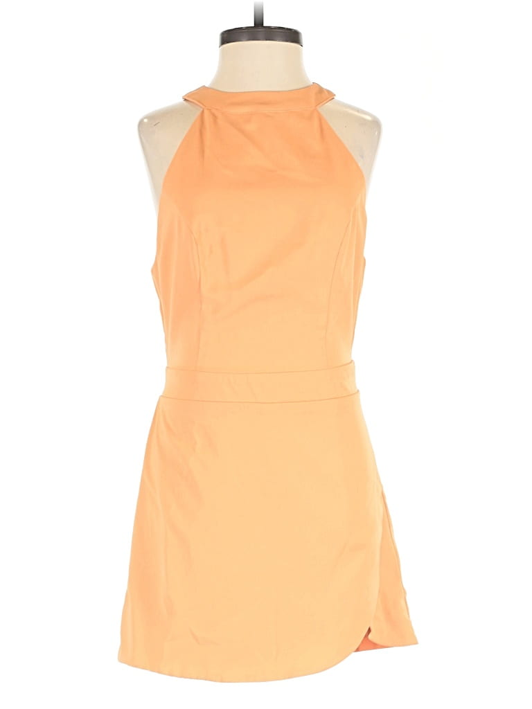 Pre-owned Lulus Romper In Orange