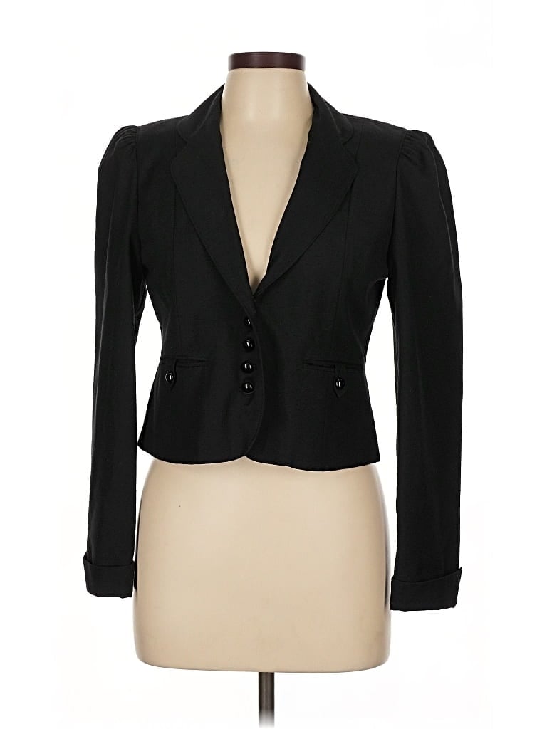Pre-owned Unbranded Blazer Jacket In Black
