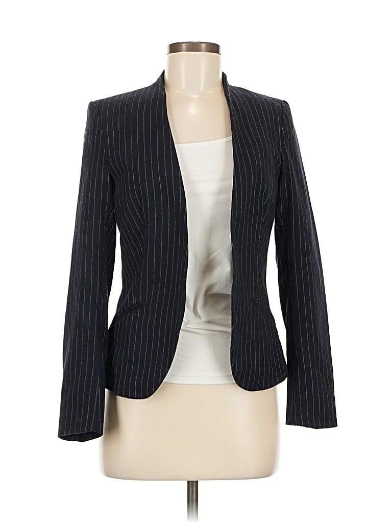 Pre-owned H&m Blazer Jacket In Gray