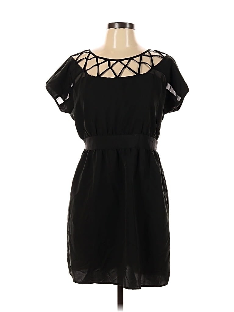 Pre-owned Silence And Noise Casual Dress In Black