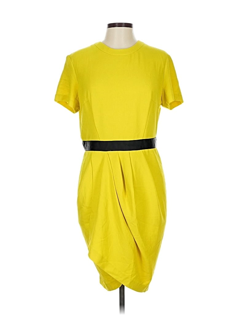 Pre-owned Asos Design Casual Dress In Yellow