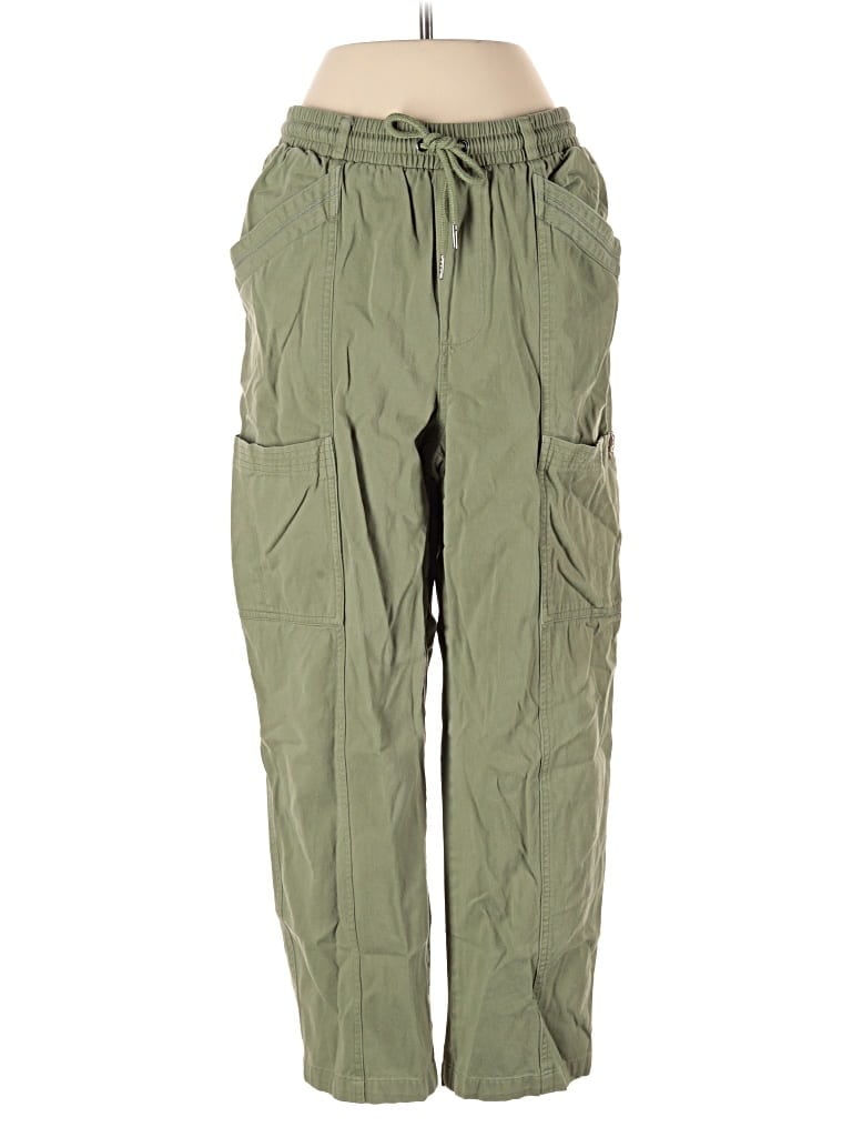 Pre-owned 7 For All Mankind Cargo Pants In Green