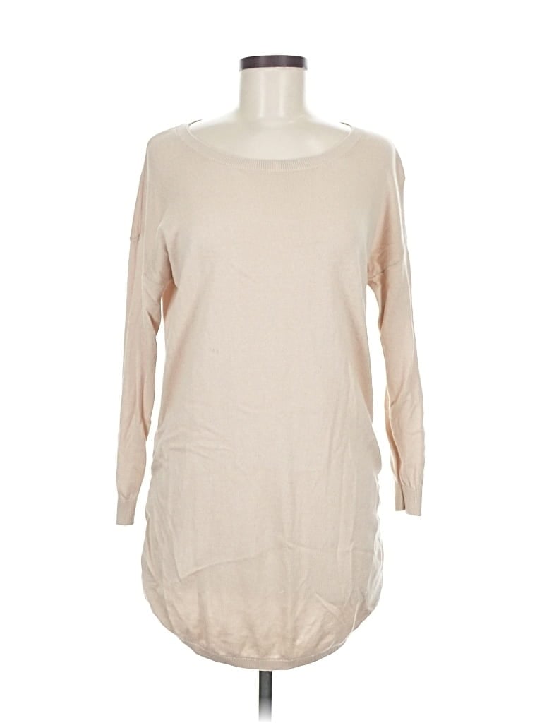 Pre-owned August Silk Casual Dress In Brown