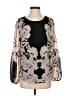 Calvin Klein 100% Polyester Black 3/4 Sleeve Blouse Size S - photo 1