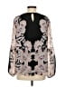 Calvin Klein 100% Polyester Black 3/4 Sleeve Blouse Size S - photo 2