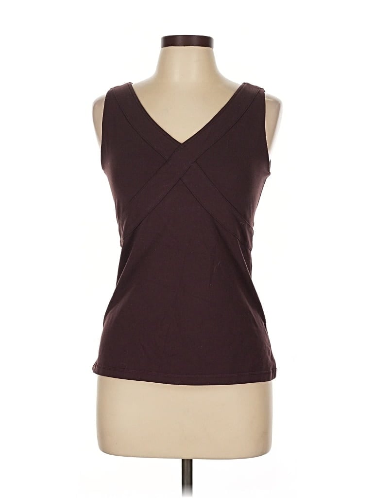 Pre-owned Lululemon Athletica Tank Top Purple Strapless Neckline Tops