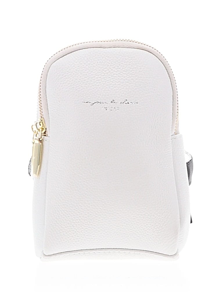 Pre-owned Inicat Leather Backpack In White