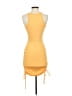 The Range Solid Yellow Cocktail Dress Size XS - photo 2