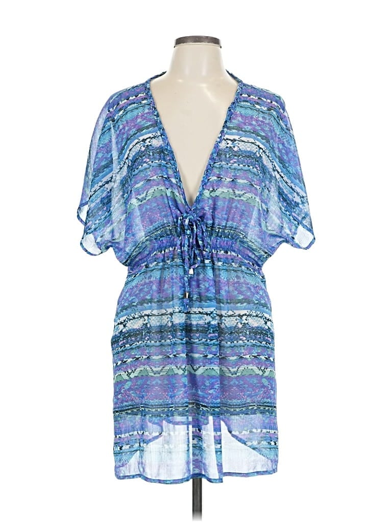 Pre-owned Badgley Mischka Cocktail Dress In Blue