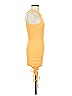 The Range Solid Yellow Cocktail Dress Size XS - photo 4