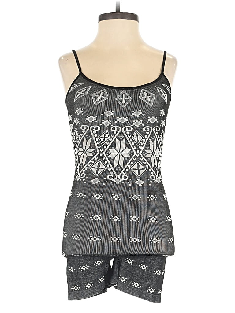 Pre-owned Intimately By Free People Tank Top Gray Strapless Neckline Tops