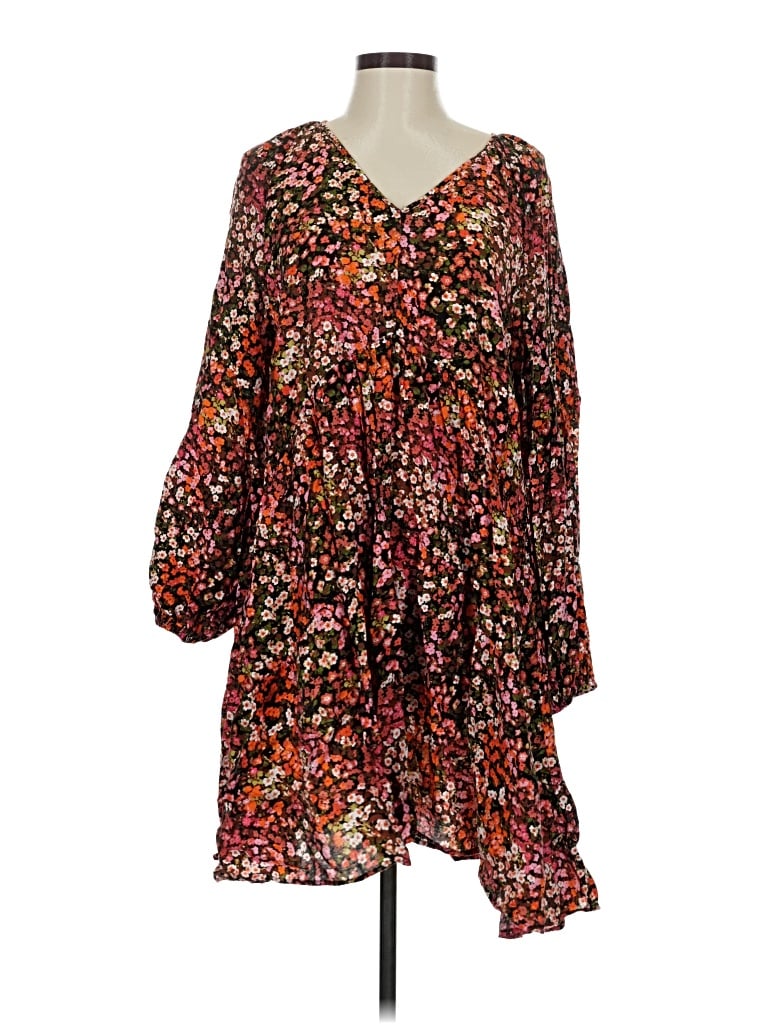 Pre-owned H&m Casual Dress In Brown