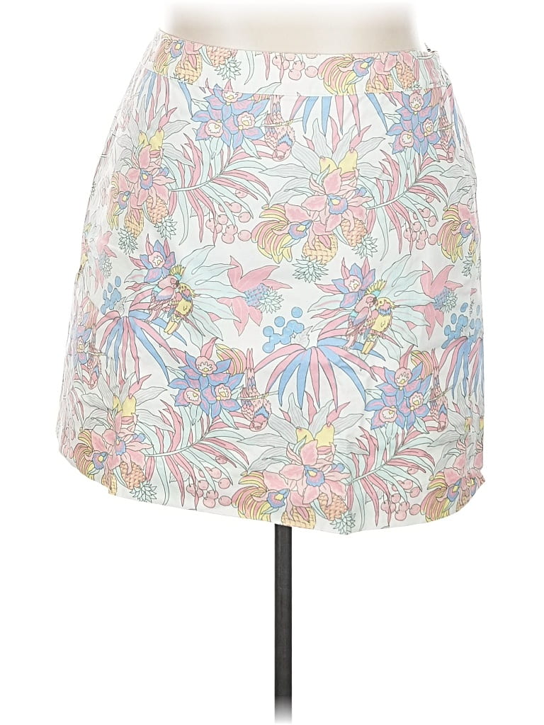 Pre-owned Talbots Casual Skirt In White