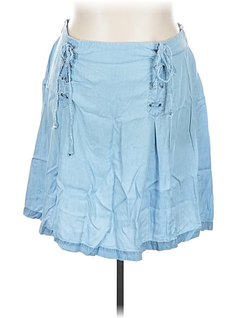 Pre-owned Torrid Denim Skirt In Blue