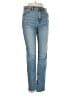 FRAME Denim Solid Blue Jeans Size 27 waist - photo 1