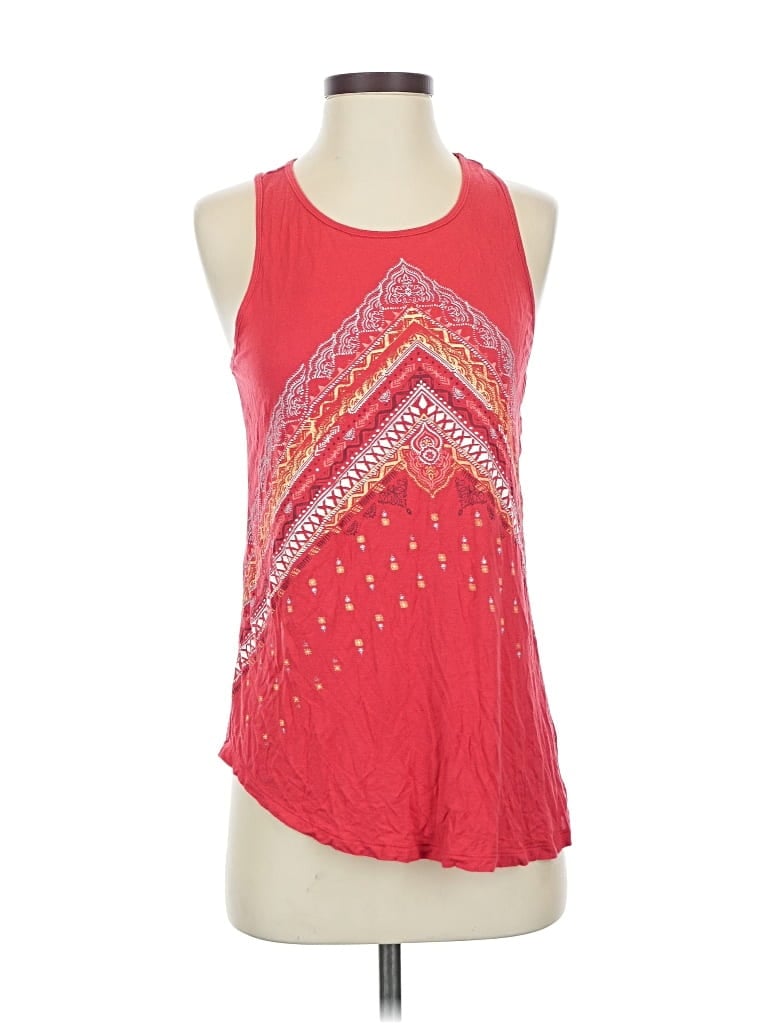 Pre-owned Mudd Tank Top Red Halter Neckline Tops