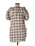 Talula Plaid Tan Casual Dress Size S - photo 2