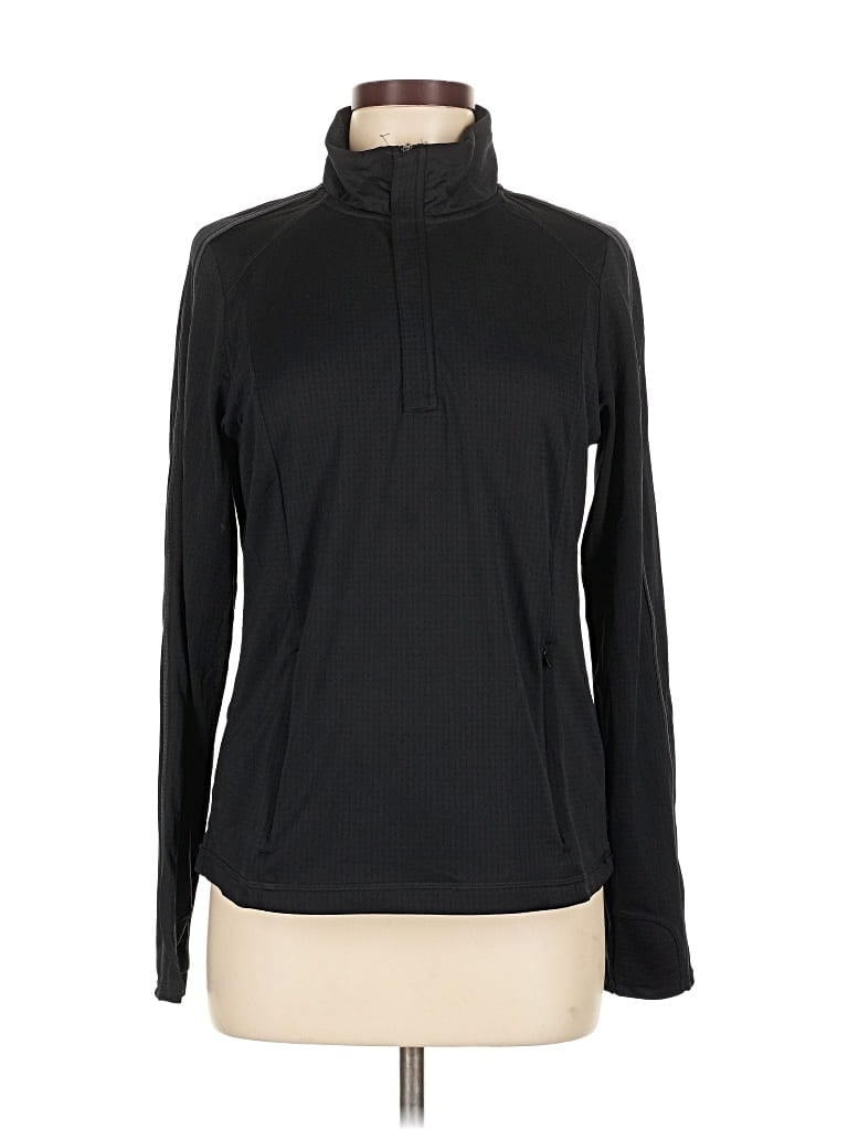 Pre-owned Mondetta Long Sleeve Turtleneck In Black