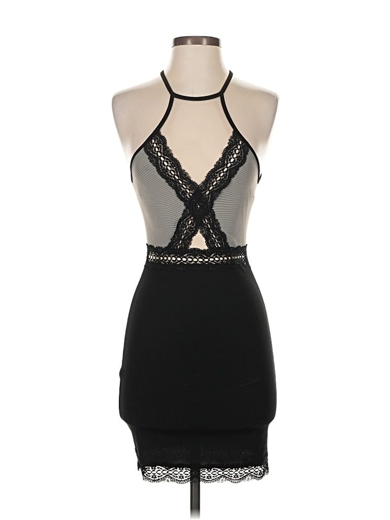 Pre-owned Privy Cocktail Dress In Black