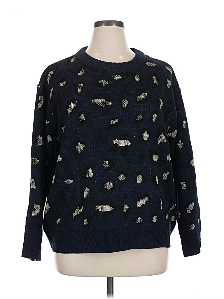 Pre-owned Kendall & Kylie Pullover Sweater In Blue