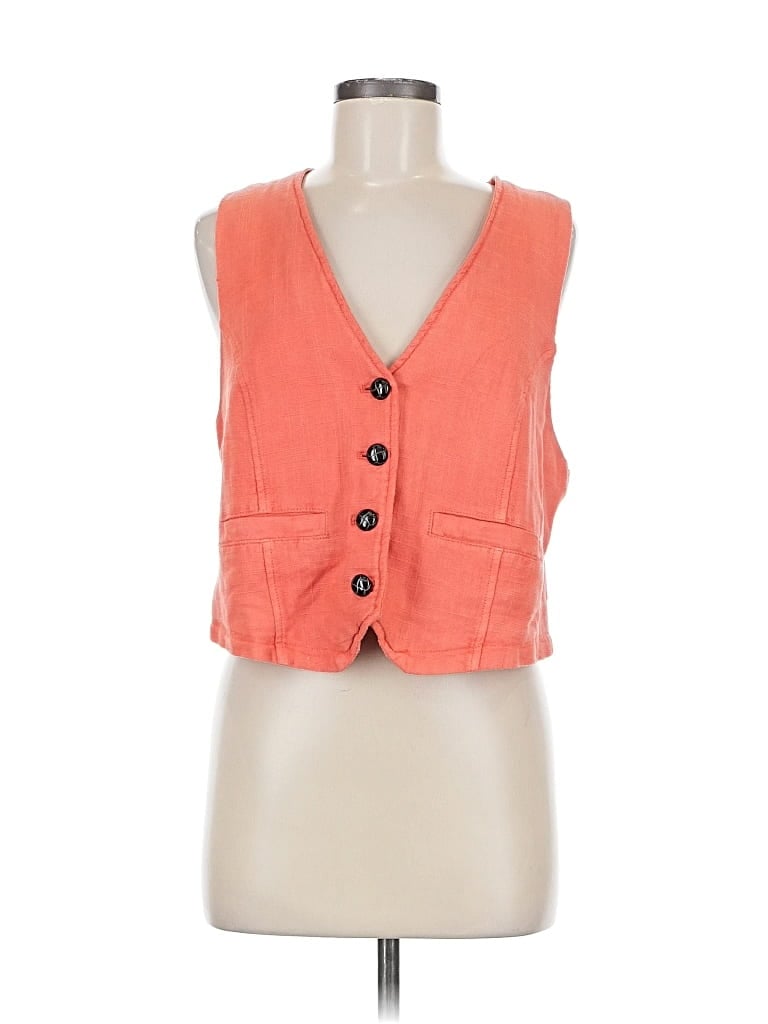 Pre-owned We The Free Cardigan Sweater In Orange