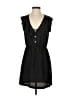 Eight Sixty 100% Polyester Solid Black Casual Dress Size S - photo 1