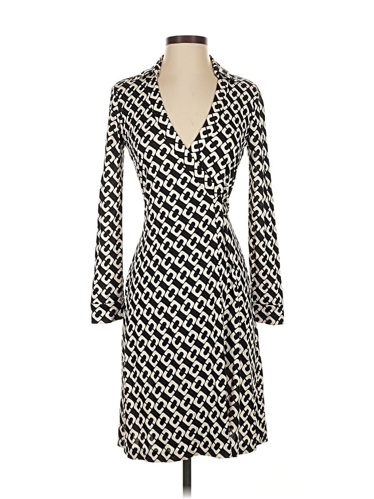 Pre-owned Diane Von Furstenberg Casual Dress In Black