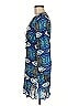 Echo Print Blue Cocktail Dress Size M - photo 5