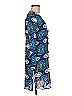 Echo Print Blue Cocktail Dress Size M - photo 4