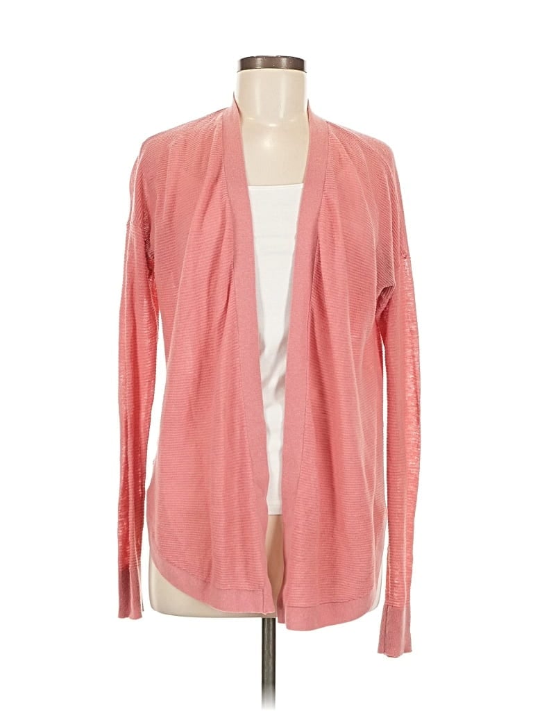 Pre-owned Ann Taylor Loft Cardigan Sweater In Pink