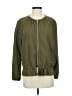 Zara Basic Solid Green Jacket Size S - photo 1