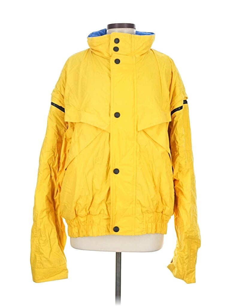 Pre-owned Assorted Brands Raincoat In Yellow
