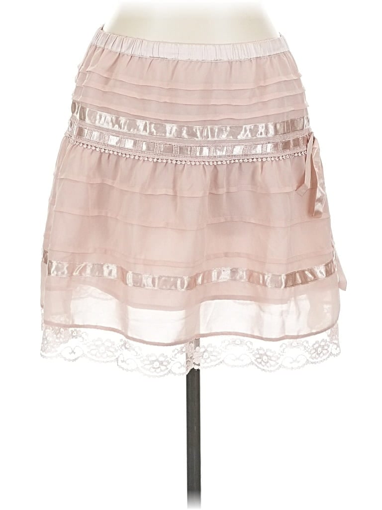 Pre-owned Divided By H&m Casual Skirt In Pink