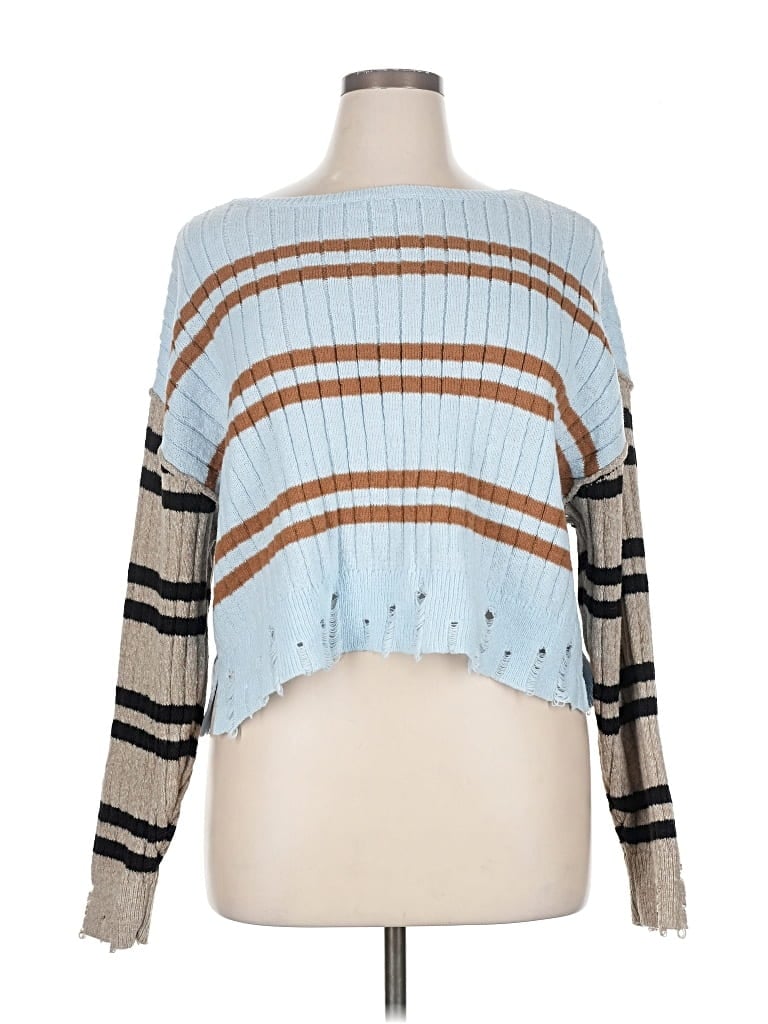 Pre-owned Sonoma Goods For Life Pullover Sweater In Blue