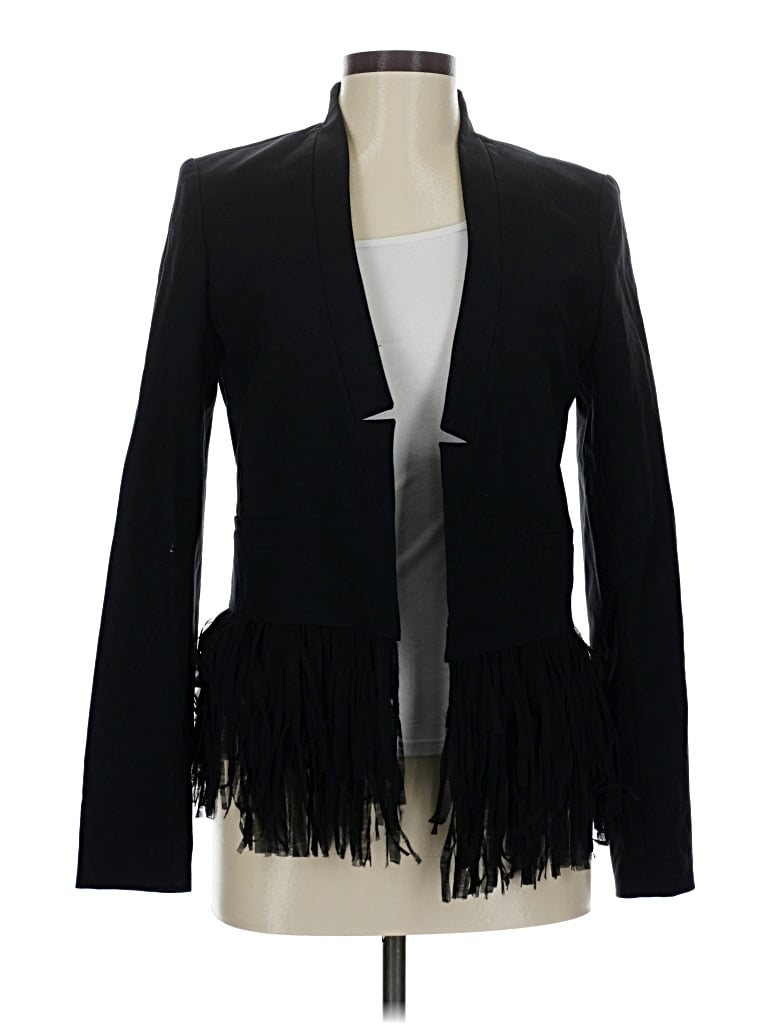 Pre-owned Banana Republic Wool Blazer Jacket In Black