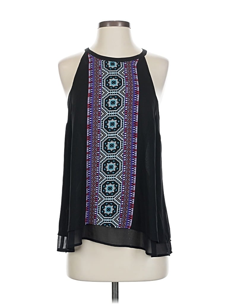 Pre-owned Daniel Rainn Sleeveless Blouse In Black