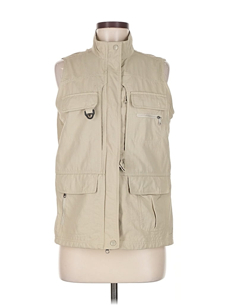 Pre-owned Columbia Vest In Brown