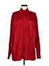 Michael Kors Red Long Sleeve Blouse Size 10 - photo 1