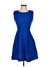 GB Solid Blue Cocktail Dress Size S - photo 1