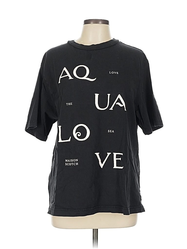 Pre-owned Scotch & Soda Short Sleeve T-shirt In Black