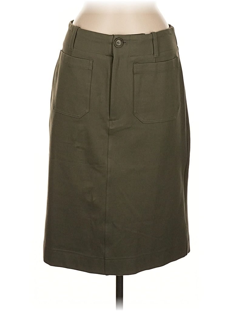 Pre-owned Maeve By Anthropologie Casual Skirt In Green