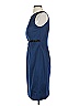JS Collections Solid Blue Cocktail Dress Size 4 - photo 5