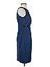 JS Collections Solid Blue Cocktail Dress Size 4 - photo 4