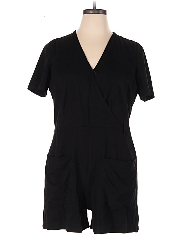 Pre-owned Eloquii Romper In Black
