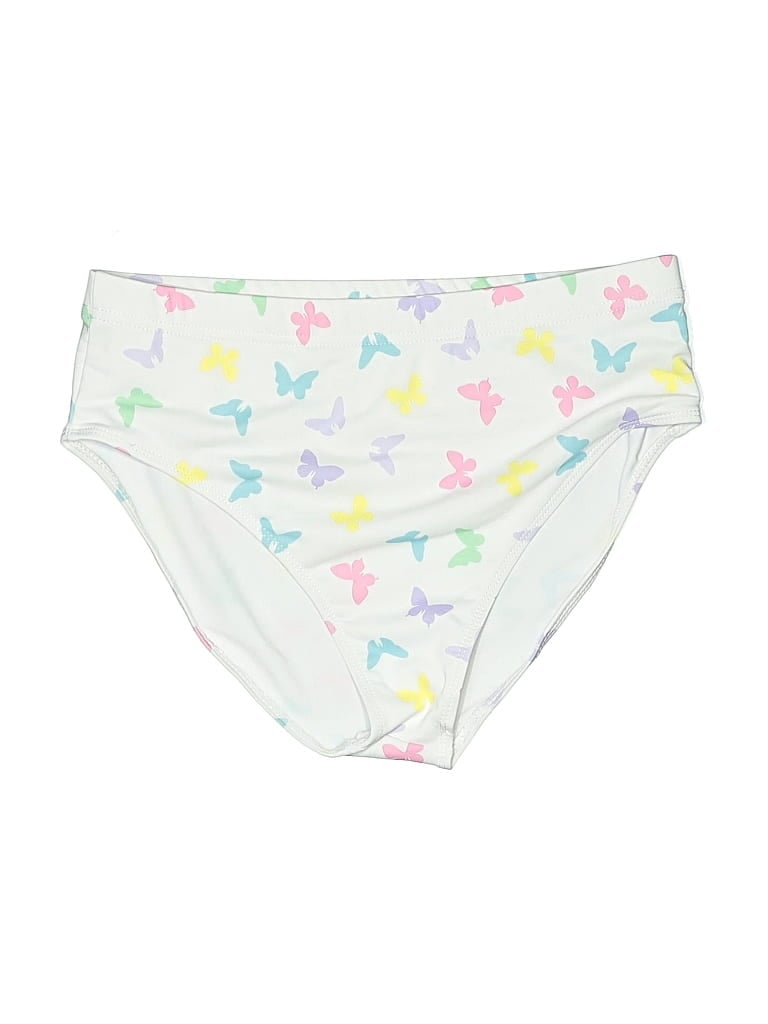 Pre-owned Real Essentials Swimsuit Bottoms In White