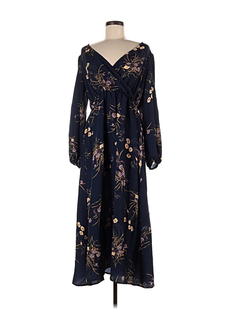 Pre-owned Unbranded Casual Dress In Blue