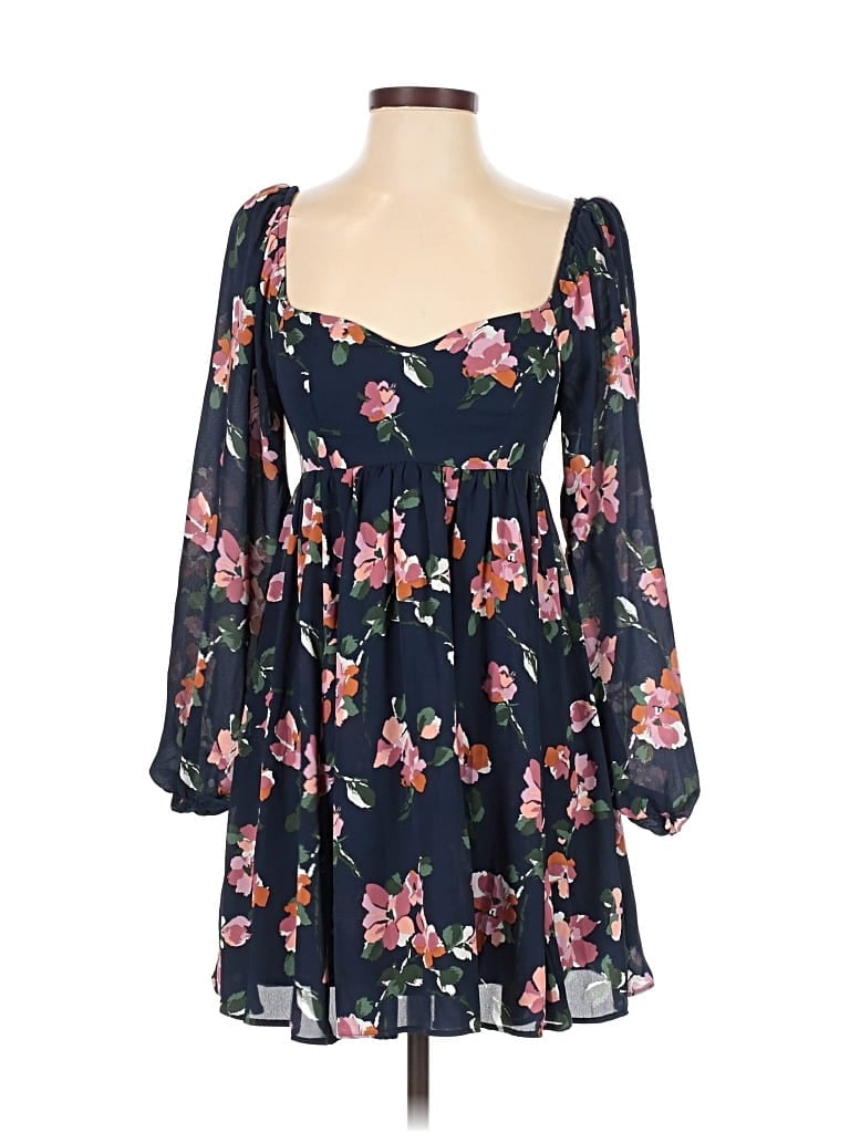 Pre-owned Abercrombie & Fitch Casual Dress In Blue