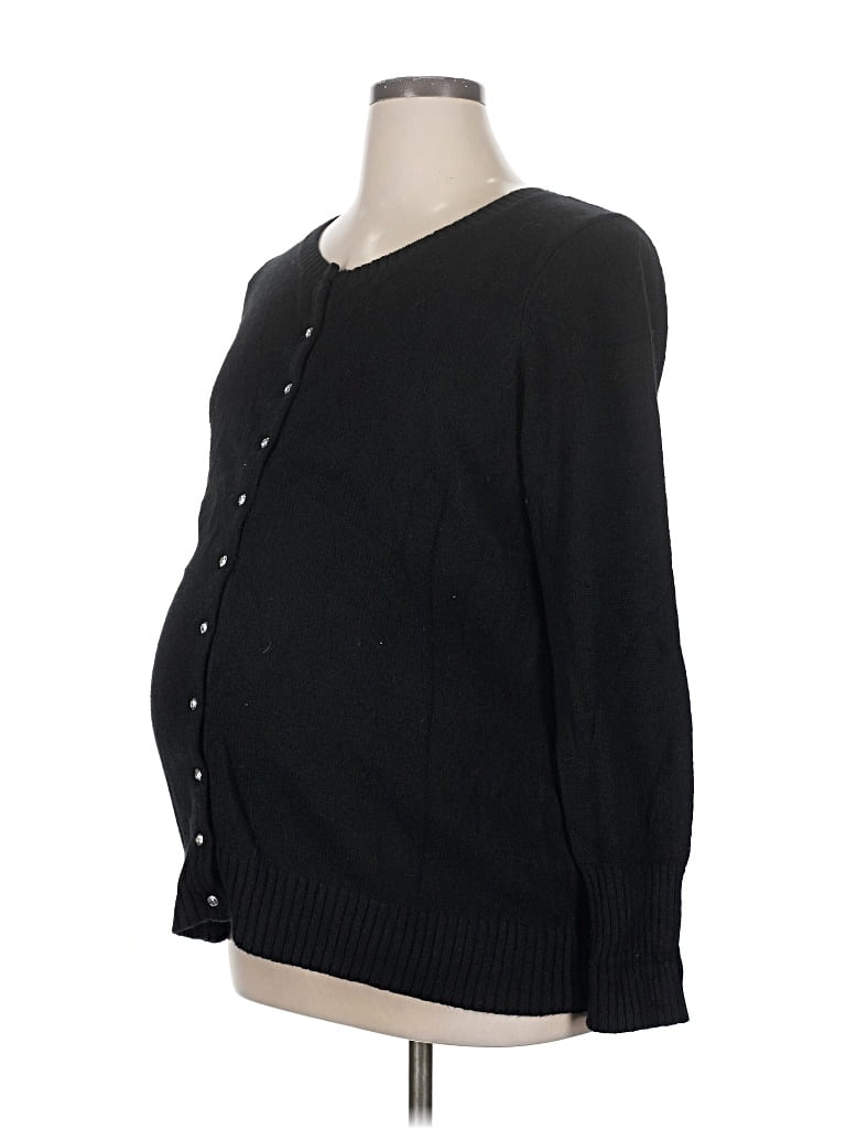 Pre-owned Old Navy - Maternity Cardigan Sweater In Black