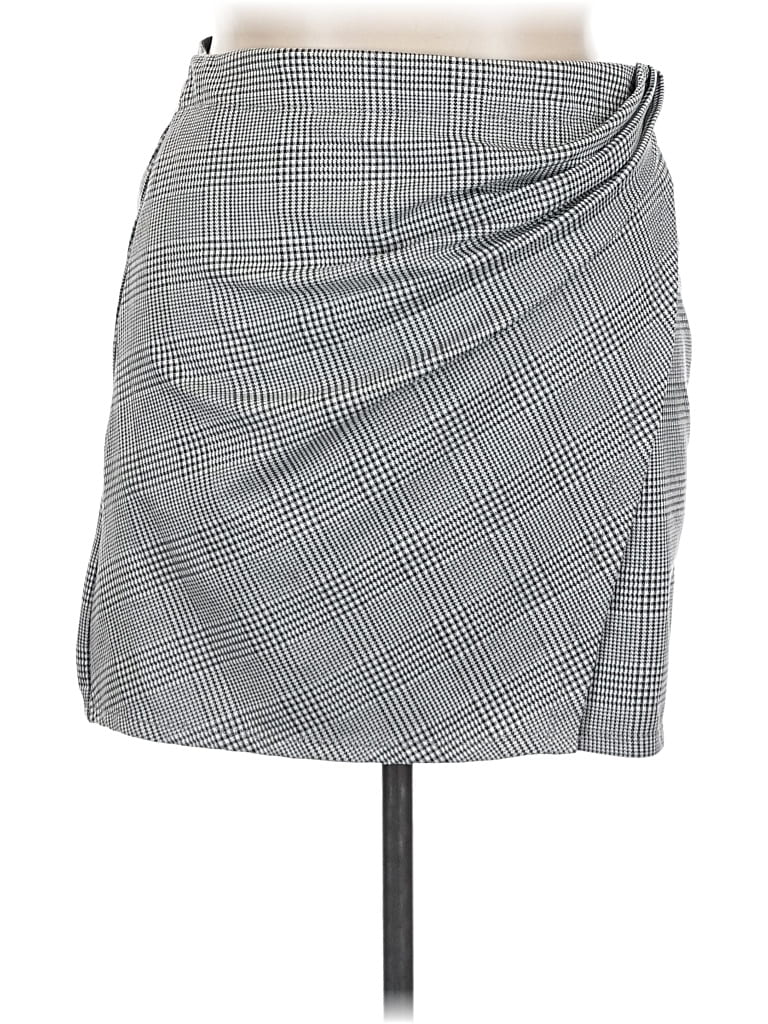 Pre-owned Max Studio Formal Skirt In Gray
